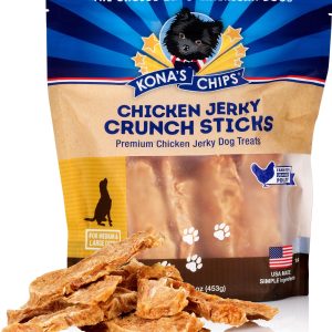 Chicken Jerky CRUNCH Sticks for dogs