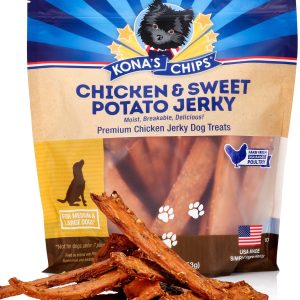 Chicken and Sweet Potato jerky for dogs